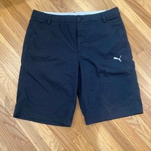 Puma black golf shorts - mens size 34